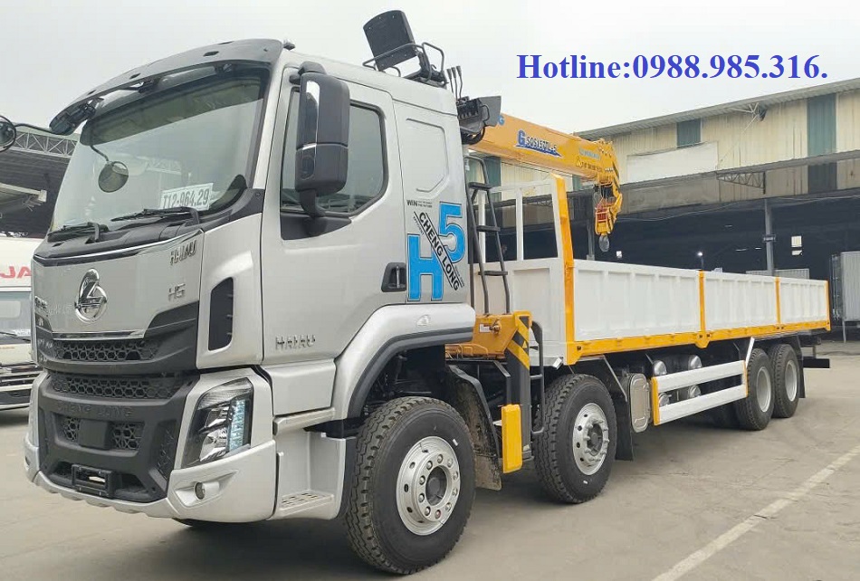 Xe cẩu tự hành 4 chân 12-16 tấn chenglong H5